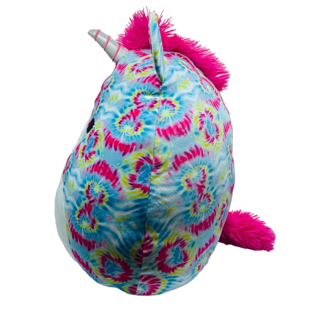 Squishmallows 16” Atlas Fun Color Tie Dye Unicorn Plush Stuffed Animal. - Picture 5 of 10